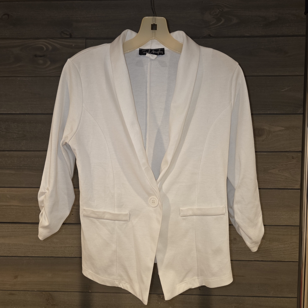 French Atmosphere Cream Blazer